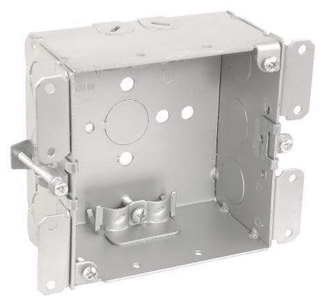 metal junction box old with romex|cable clamp for junction box.